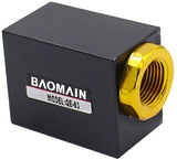 Baomain Pneumatic One Way Quick Exhaust Valve QE-03 3/8PT Inlet Port