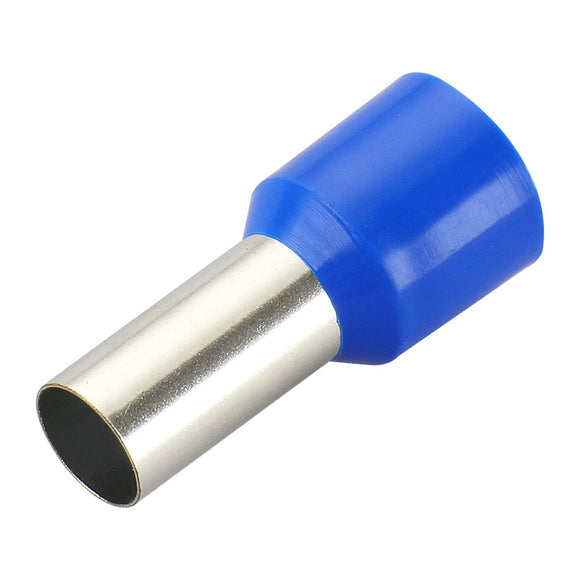 Baomain AWG 6 / 16mm² Wire Copper Crimp Connector Insulated Ferrule Pin Cord End Terminal Blue E16-12 Pack of 500