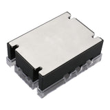 Baomain 3 Phase Solid State Relay JGX-3380A 3.5-32 VDC Input 480VAC 80 Amp Output DC/AC with Heat Sink