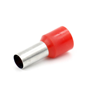 Baomain AWG 2 / 35mm² Wire Copper Crimp Connector Insulated Ferrule Pin Cord End Terminal Red E35-16 Pack of 200