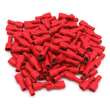 Baomain Red Female Insulated Spade Wire Connector Electrical Crimp Terminal FDFD1.25-250 22-16 AWG 6.35 x 0.8mm 1000pcs