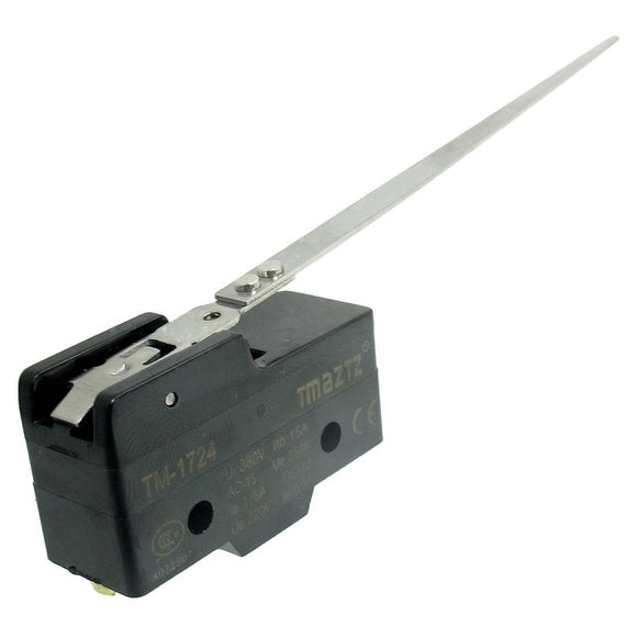 Baomain Micro Switch TM-1724 Long Hinge Lever Momentary AC 380V 15A Screw Terminals