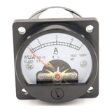 Baomain Ammeter AC 0-3A/5A/10A Round Analog Panel Meter Class 2.5 Accuracy Black SO-45