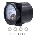 Baomain Analog Dial Panel Meter Voltmeter Gauge SO-45 AC 0-15/150V/300V Round Black