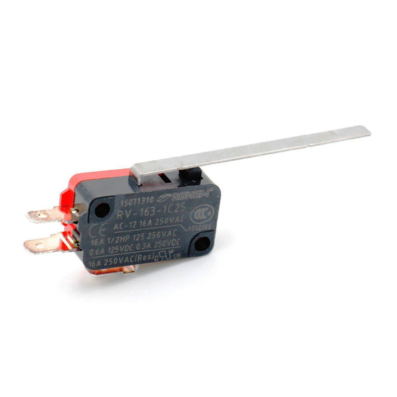 Baomain V-162-1C25 Micro Switch – SPDT, Straight Hinge Lever, 16A 250V, Pack Of 5