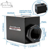 Baomain Pneumatic One Way Quick Exhaust Valve QE-03 3/8PT Inlet Port