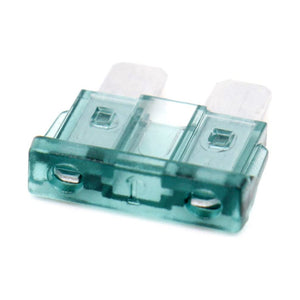 Baomain ATC-1 Clear Green ATO / ATC 1 Amp Fast-Acting Automotive Blade Fuses 100 Pack