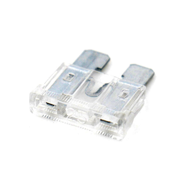 Baomain Blade Fuses ATC-25 25A Fast-Acting Fuse for Automotive Car Truck White 100 Pack