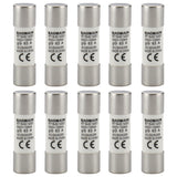 Baomain Fuse Link RT18-63 (RO16 RT14 RT19) 25A/32A/40A/50A/63A Cylindrical Ceramic Tube 14x51mm 500V 100KA CE listed Pack of 10