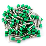 Baomain AWG 6 / 16mm² Wire Copper Crimp Connector Insulated Ferrule Pin Cord End Terminal Green E16-18 Pack of 500