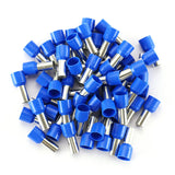 Baomain AWG 6 / 16mm² Wire Copper Crimp Connector Insulated Ferrule Pin Cord End Terminal Blue E16-12 Pack of 500