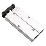 BAOMAIN Pneumatic Air Cylinder TN20-75 20mm(4/5") Bore, 75mm(3") Stroke Double-Rod Double-Acting Aluminum with 2 Fittings