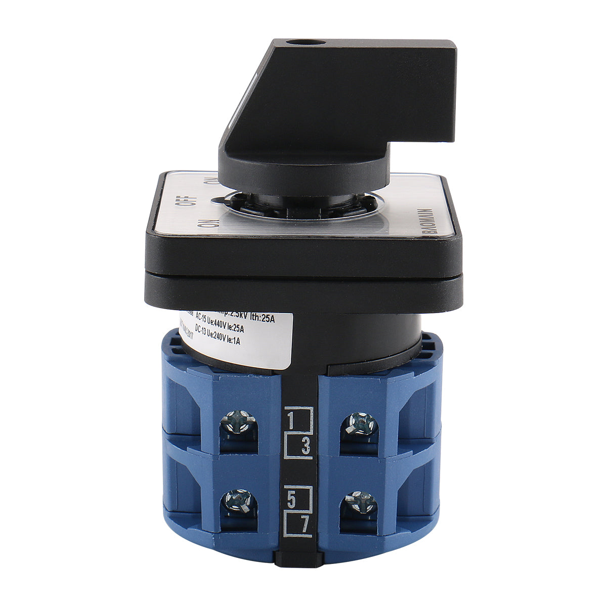 Rotory Changeover Switch 3 Position Changeover Switch Universal Rotary Cam Changeover Switch ...