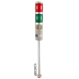 Baomain Industrial Signal Light Column LED Alarm Round Tower Light Indicator Continuous Light Warning Light Buzzer Red Green LTA-502TJ