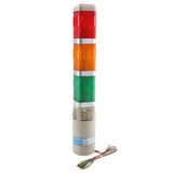 Industrial Signal Light Column LED Alarm Square Tower Light Indicator Flash Light Warning Light Buzzer Red Green Yellow