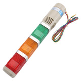 Industrial Signal Light Column LED Alarm Square Tower Light Indicator Continuous Light Warning Light Buzzer Red Green Yellow