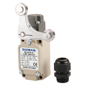 Baomain Limit Switch WLCA32-41 (TZ-5105) Double Rotary Roller Lever Momentary 380V 10A