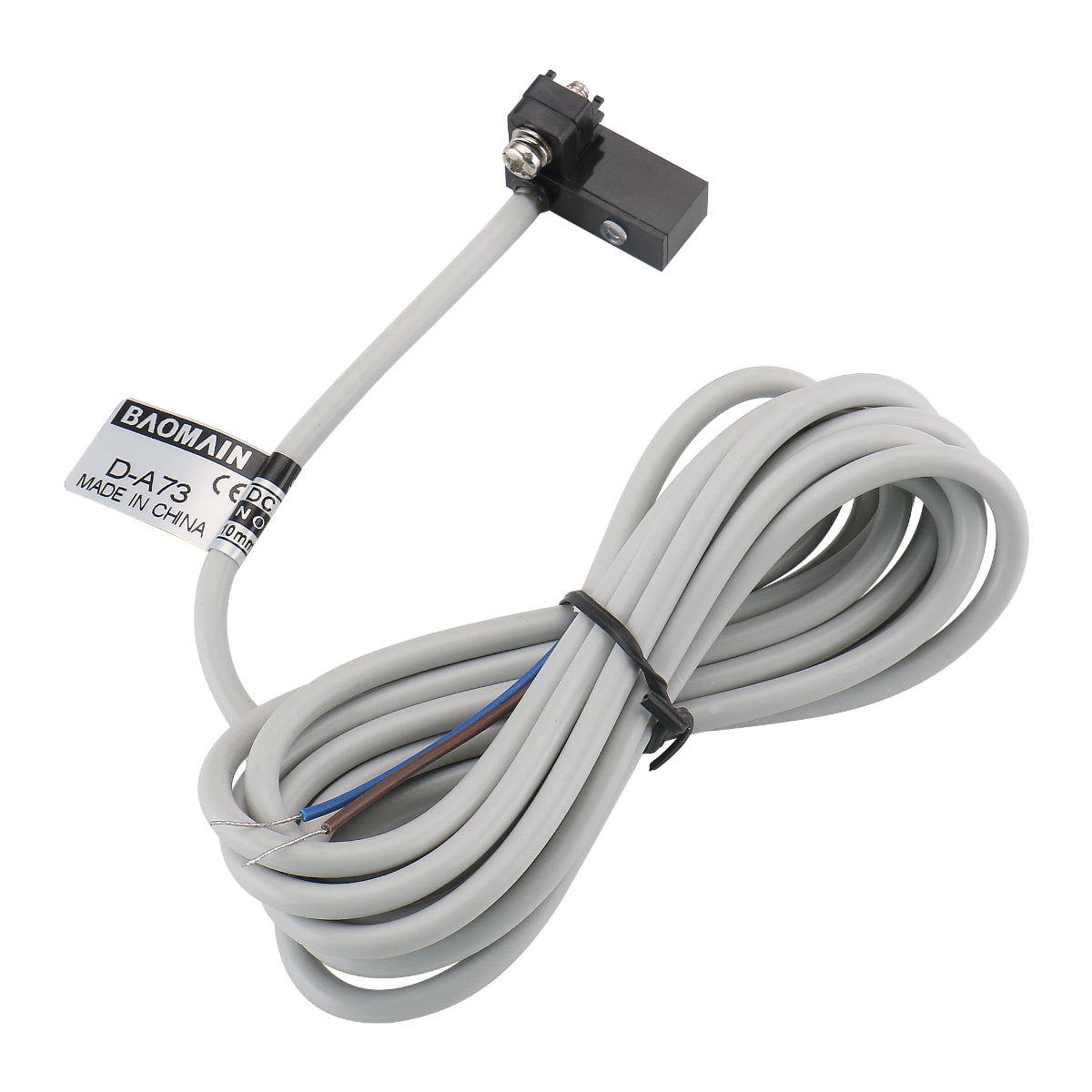Baomain Pneumatic Magnetic Sensor Switch D-A73 with LED Indicator for Pneumatic Air Cylinder
