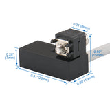 Baomain Pneumatic Magnetic Sensor Switch D-A73 with LED Indicator for Pneumatic Air Cylinder