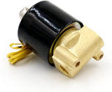 Baomain Pneumatic  1/8 inch 12V/24V/110V/220V Brass Electric Solenoid Valve 2W-025-06 Normally Closed Water, Air
