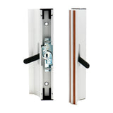 Patio Door Handle C-1005 Surface with Clamp Latch, Mill Finish,4-15/16" Screw Holes, Extruded Aluminum
