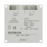 Baomain Digital LCD Programmable Timer CN101A 12V/24V/110V/220V 16A SPST Support 17-times Daily Weekly Program Time Relay Switch