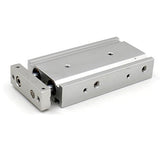 Baomain Pneumatic Dual Air Cylinder CXSM 20mm Bore Guide Rod Plate Double Rod Guided Slide Bearing Cushioned