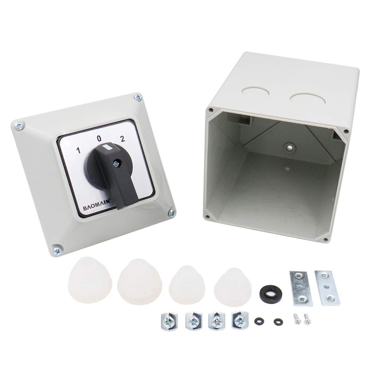 Commutatore Rotativo A Camme Universale LW28-32/B303.3 - 3 Posizioni Momentanee, 660V 32A - 12 Terminali A Vite - Foto 8