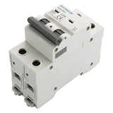 Baomain Miniature Circuit Breaker MCB Low Voltage 25 Amp, 2 Poles 400V, 6000A 35mm DIN Rail Mount