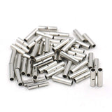 Baomain 75pcs Copper Metal Uninsulated Wire Ferrule Cable Crimp Terminals Butt Connector(10-12 AWG (4.0-6.0 mm2) / 14-16 AWG (1.5-2.5 mm2) / 18-22 AWG (0.5-1.0 mm2), Each Size 25 PCS