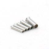 Baomain AWG 22/20 / 18/16 / 14 Long: 8mm Wire Copper Crimp Connector Non Insulated Ferrule Pin Cord End Terminal Pack of 500