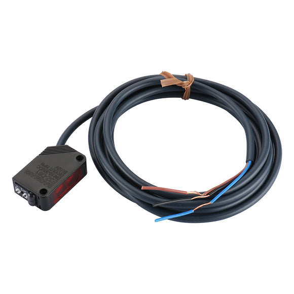 Baomain Diffuse Reflection Photoelectric Sensor Switch E3Z-D81, DC 10-30V, 200mA, PNP, Detection 30-100mm for Machine Tools Metallurgy, Chemicals, Automatic Doors