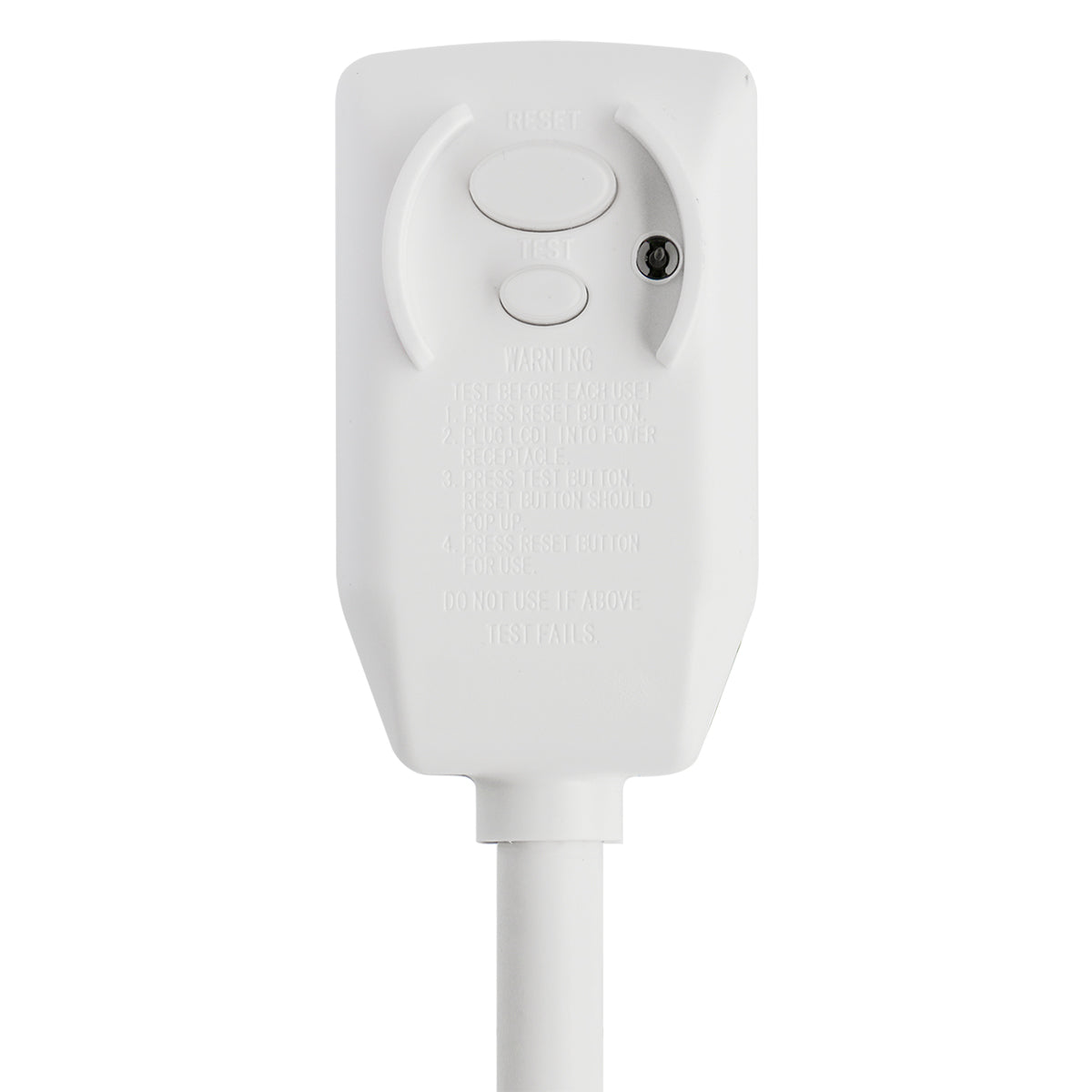 LCDI-Netzkabelstecker für Klimaanlage, UL-zertifiziert, 7 Fuß langer Ersatz für Leckstromerkennungs-Unterbrecher, 120 VAC, 15 Ampere, 14 AWG, 1800 W, 60 Hz, NEMA 5-15P (1 Packung)