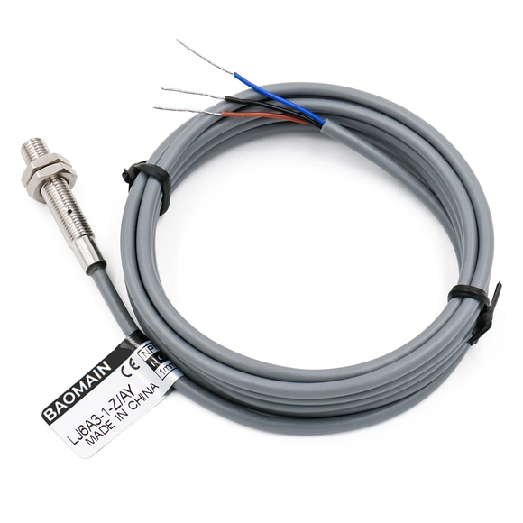 Baomain M6 Embedded Sensor Inductive Proximity Switch LJ6A3-1-Z/AY PNP NC DC 10-30V, 1.5mm Detecting Distance 3 wire