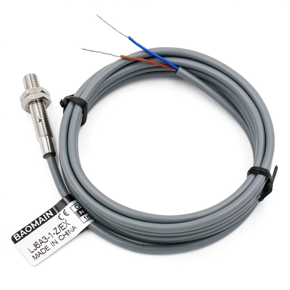 Baomain M6 Embedded Sensor Inductive Proximity Switch LJ6A3-1-Z/EX NO DC 10-30V, 1.5mm Detecting Distance 2 wire