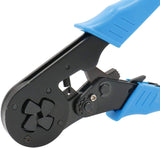 Baomain Crimper Plier HSC8 16-4 Mini Self-adjustable Crimping Tools Use for 6.0-16.0 mm² (10-5 AWG) Square Ferrule Wire Cable End-sleeves Blue