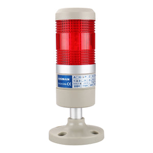 Industrial Signal Light Column LED Alarm Round Tower Light Indicator Continuous Light Warning Light Red LGP-502T