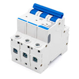 Baomain Mini Circuit Breaker NXB-63 D63 AC 400V 63Amp 3 Pole DIN Rail Mounting Work for Motor Protection and Air Compressor