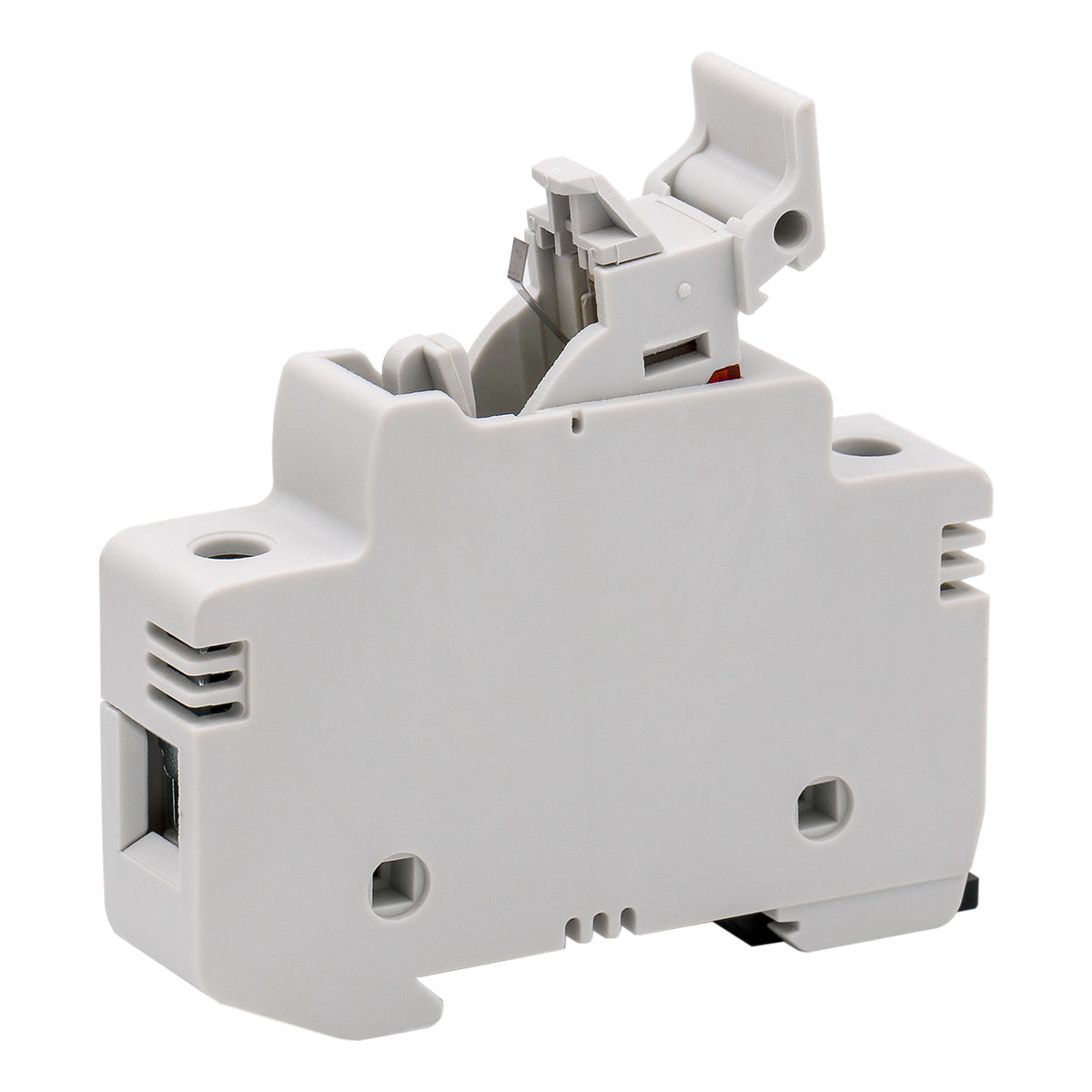 Cylindrical Fuse Holder RT18-32(X) 10*38mm 1000VDC 30A 10kA Fuse Base Single Pole 35mm DIN Rail Mount UL Pack of 5 - BAOMAIN