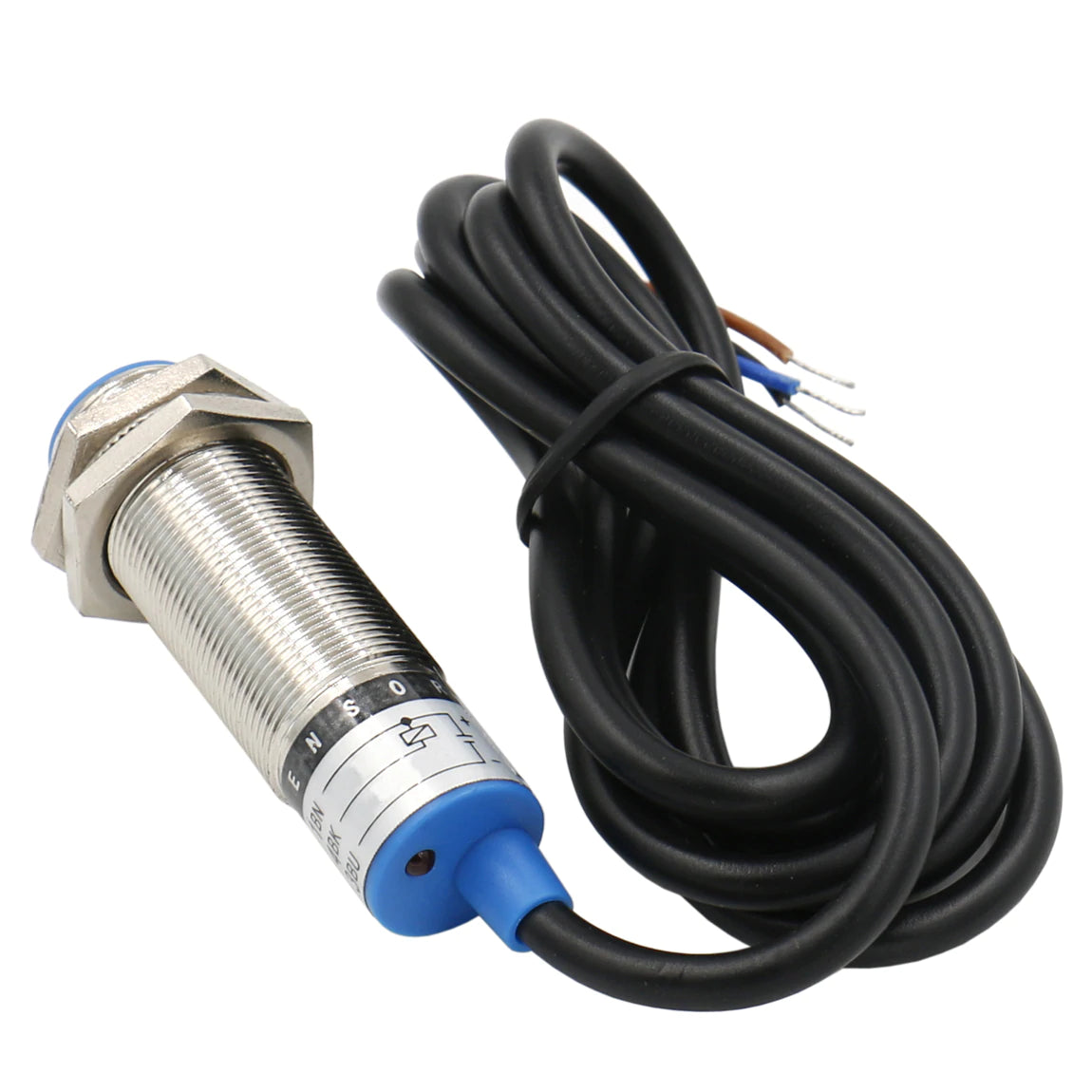 Baomain M18 Embedded Sensor Inductive Proximity Switch LJ18A3-5-Z/CY PNP NO+NC DC 10-30V, 5mm Detecting Distance 4 wire CE