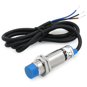 Baomain M18 Non-Embedded Inductive Sensor Switch LJ18A3-8-Z/BX NPN NO DC 10-30V, 8mm Detecting Distance 3 wire CE