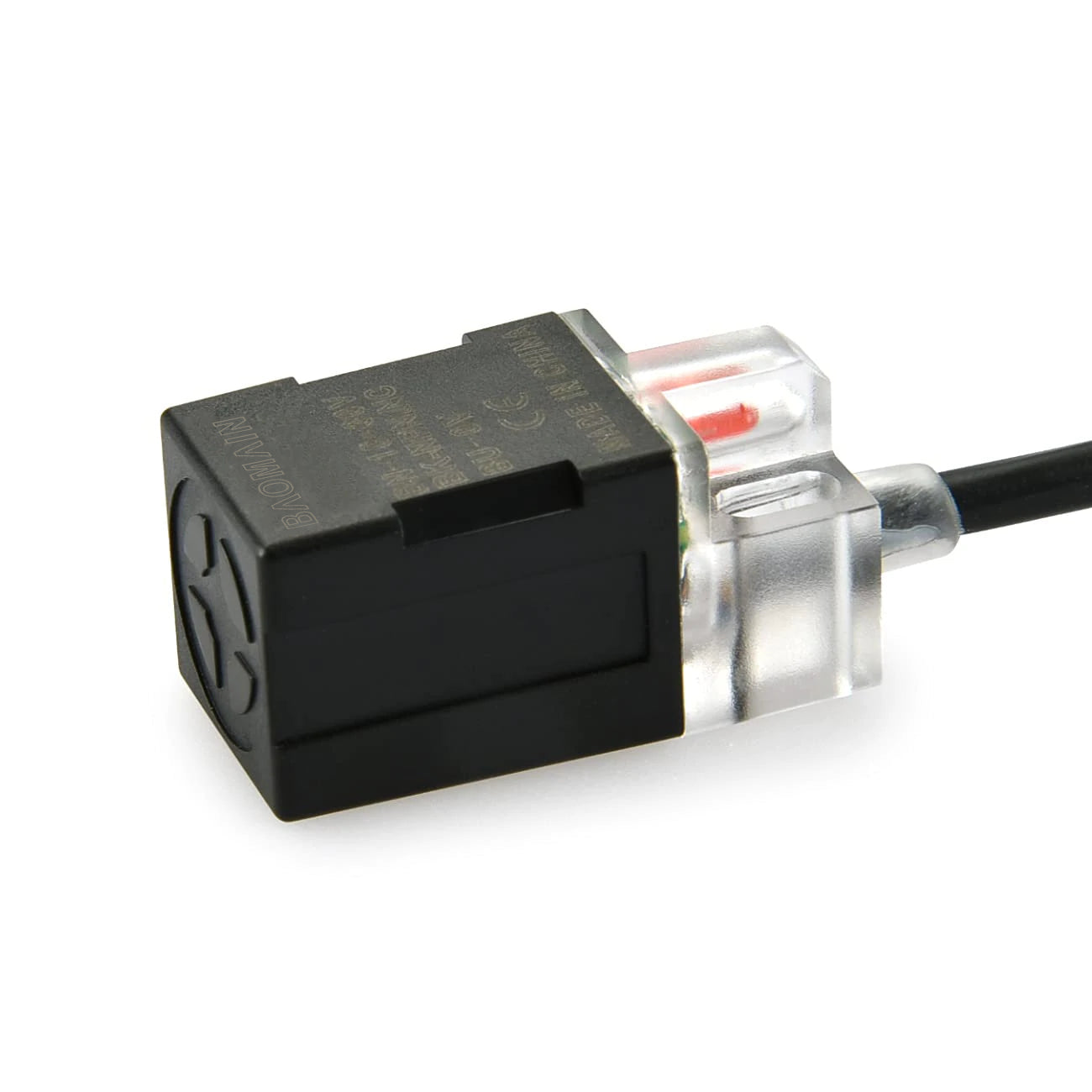 Baomain Heschen Square Inductive Proximity Sensor Switch Non-Shield Type PL-05P Detector Distance 5mm 10-30VDC 200mA PNP Normally Open(NO) 3 Wire