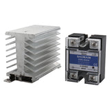 Solid State Relay SSR-60DA 60A 3-32VDC / 24-480VAC + Heat Sink