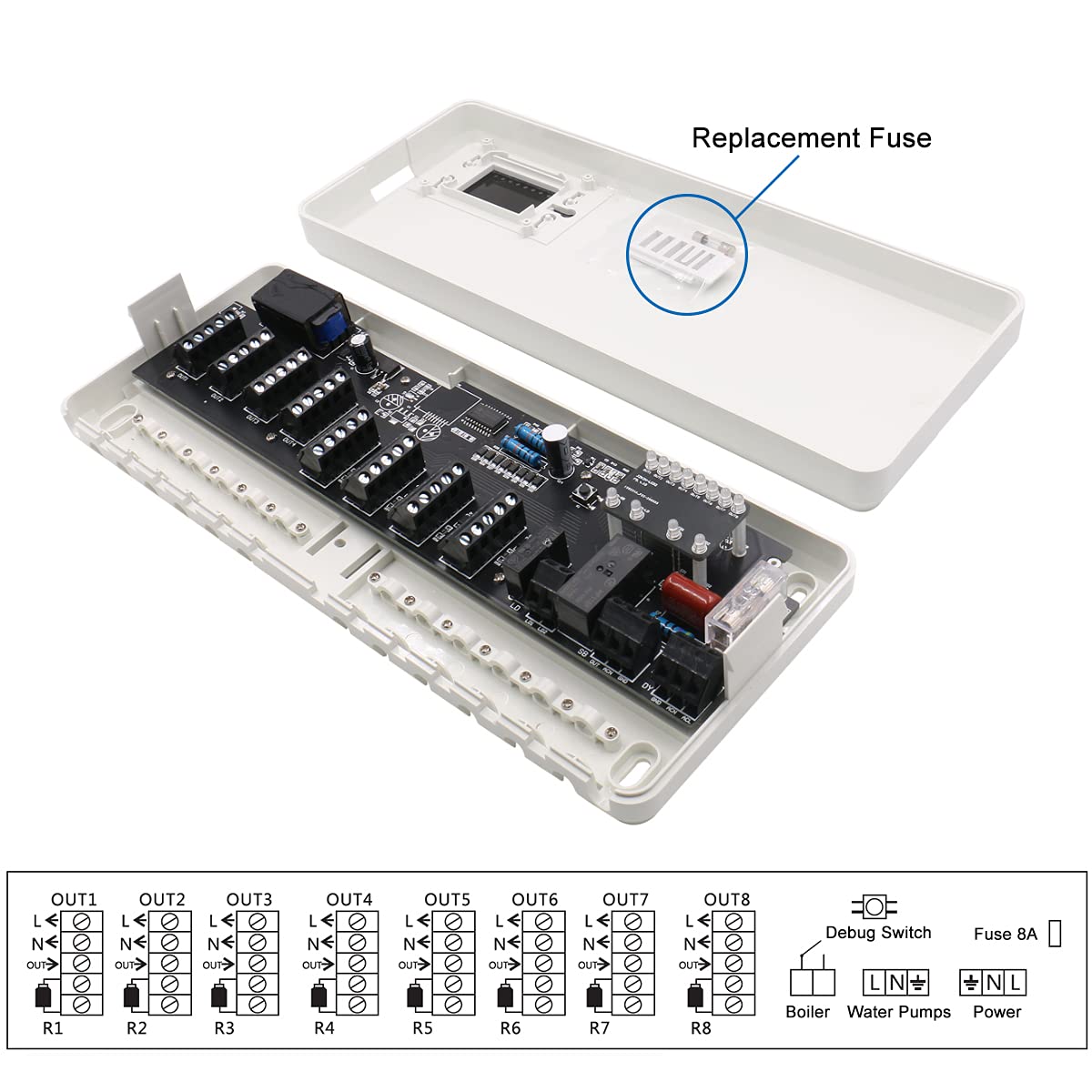 Baomain LCD Digital Programmable Thermostat 110V / 220V 3 Amp Work for –  BAOMAIN