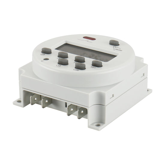 Baomain CN101A Programmable Timer – 12V/24V/110V/220V, 16A SPST LCD ...