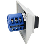 Baomain Universal Rotary Changeover Switch SZW26-40/D303.3D with Master Switch Exterior Box 660V 40A 12 Position 3 Phase