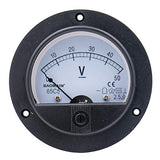 Baomain 65C5 Analogue Panel Meter Volt Voltage Gauge Analog Voltmeter DC 0-50 V