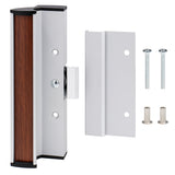 Mill Finish Patio Door Handle Set C-1055 with Clamp Latch, Anodized Aluminum