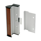 Mill Finish Patio Door Handle Set C-1055 with Clamp Latch, Anodized Aluminum