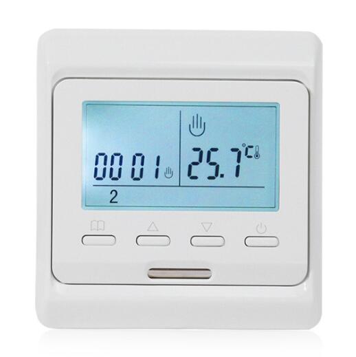 THERMOSTAT A HORLOGE DIGITAL 24 H/7 J, PILES 2 FILS, BLANC - My Shop Elec